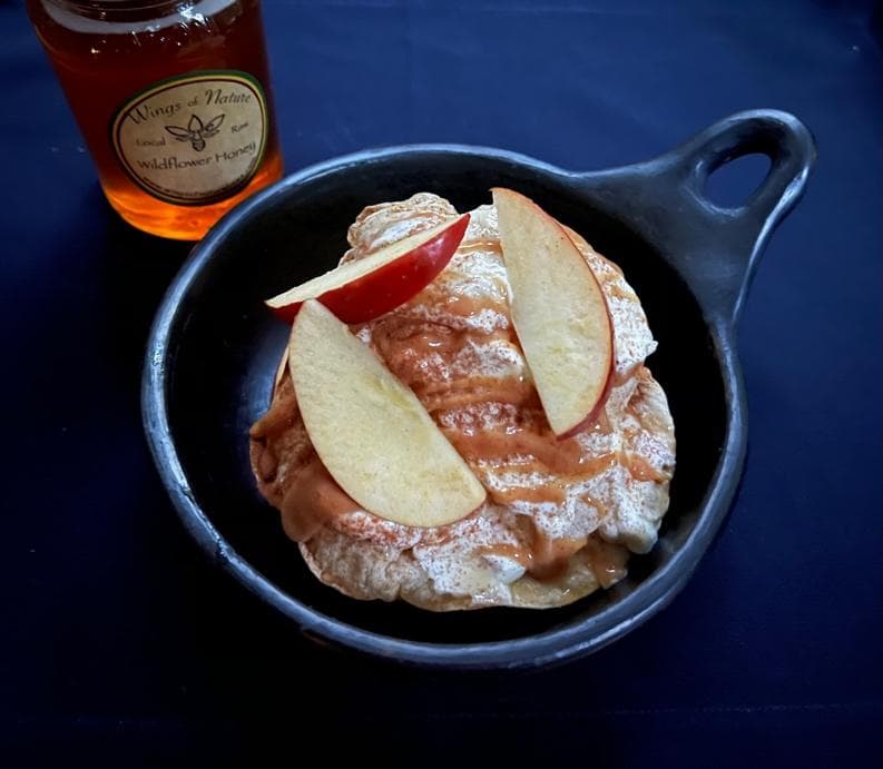 Caramel Apple Tostadas