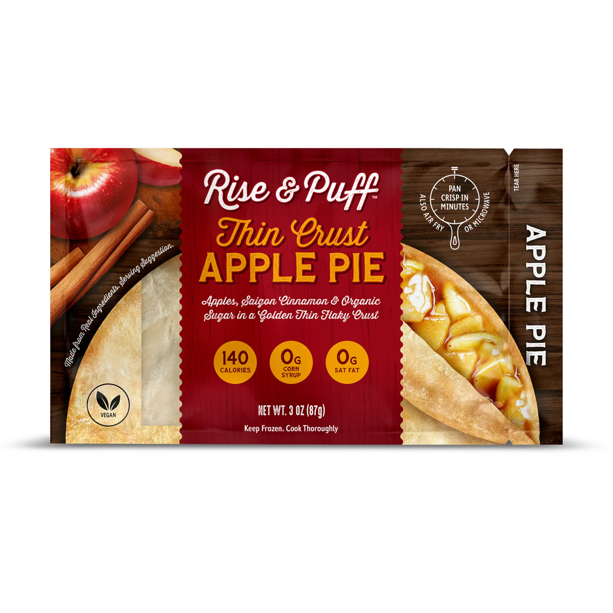 Rise & Puff Guiltless Apple Pie healthier dessert