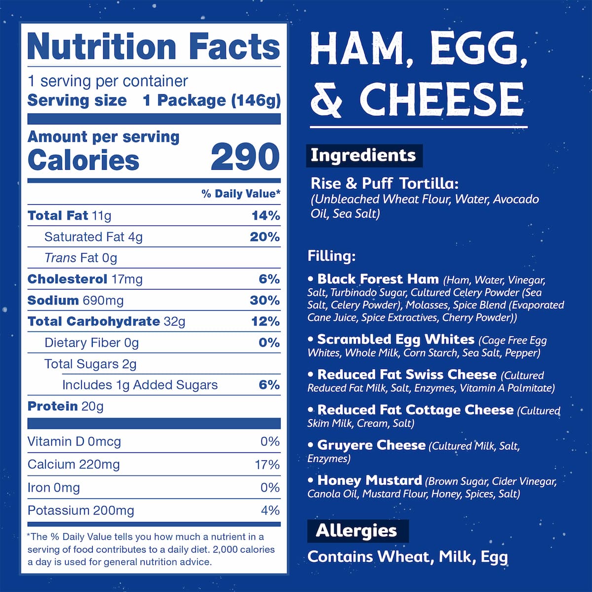 Ham, Egg & Cheese
