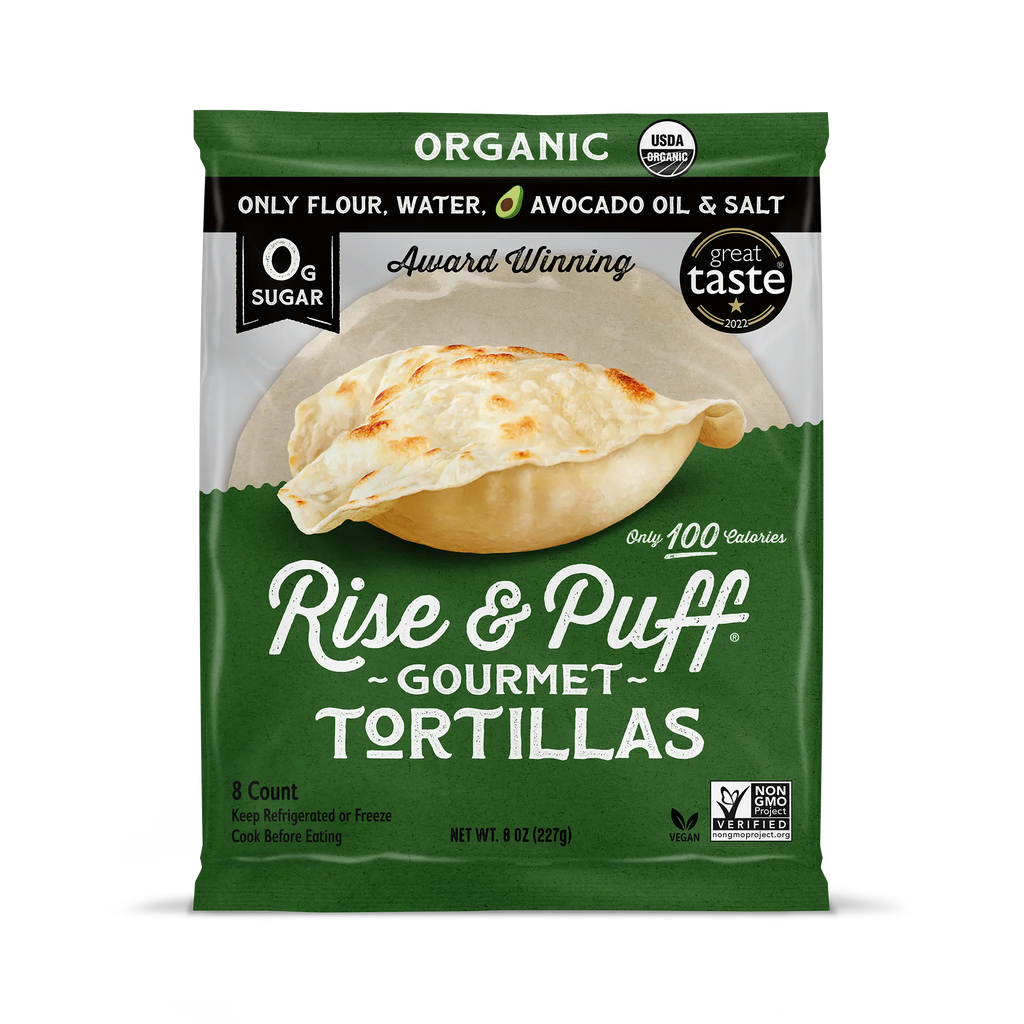 Rise & Puff Organic Gourmet Tortillas