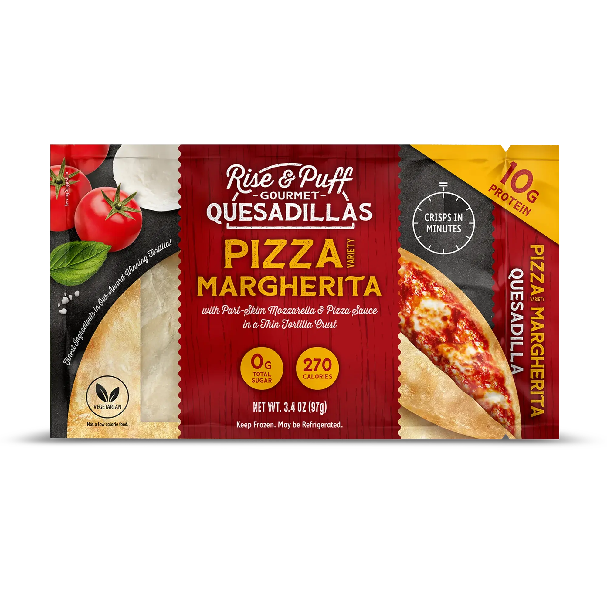 Margherita Pizza quesadilla