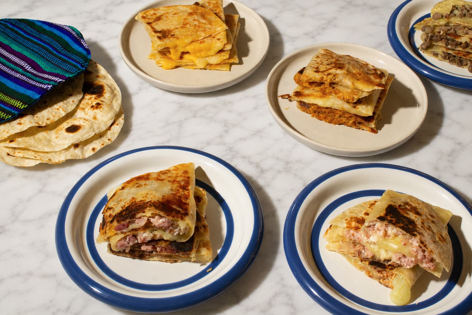 All Rise & Puff products on white plates showing a collection of healthy and quick meals for the family
