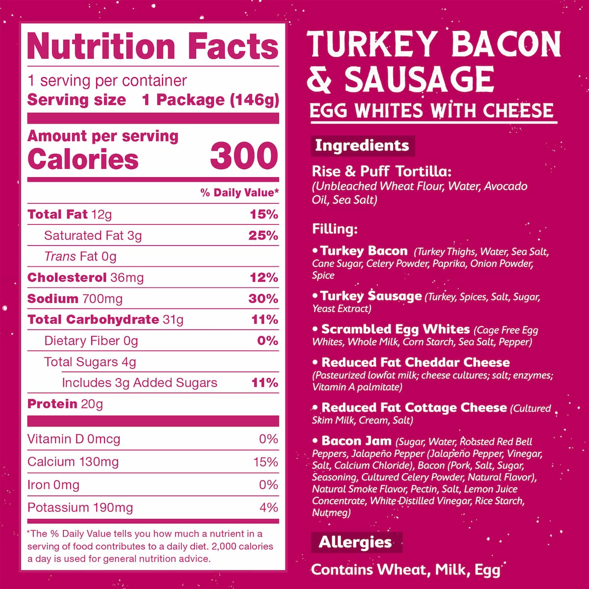 Turkey Bacon & Sausage