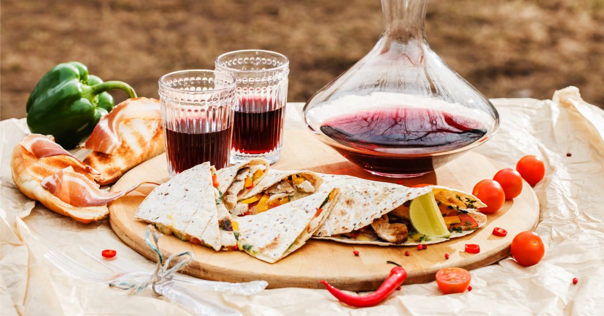 Quesadillas With Wine: A Valentine’s Day Pairing Guide
