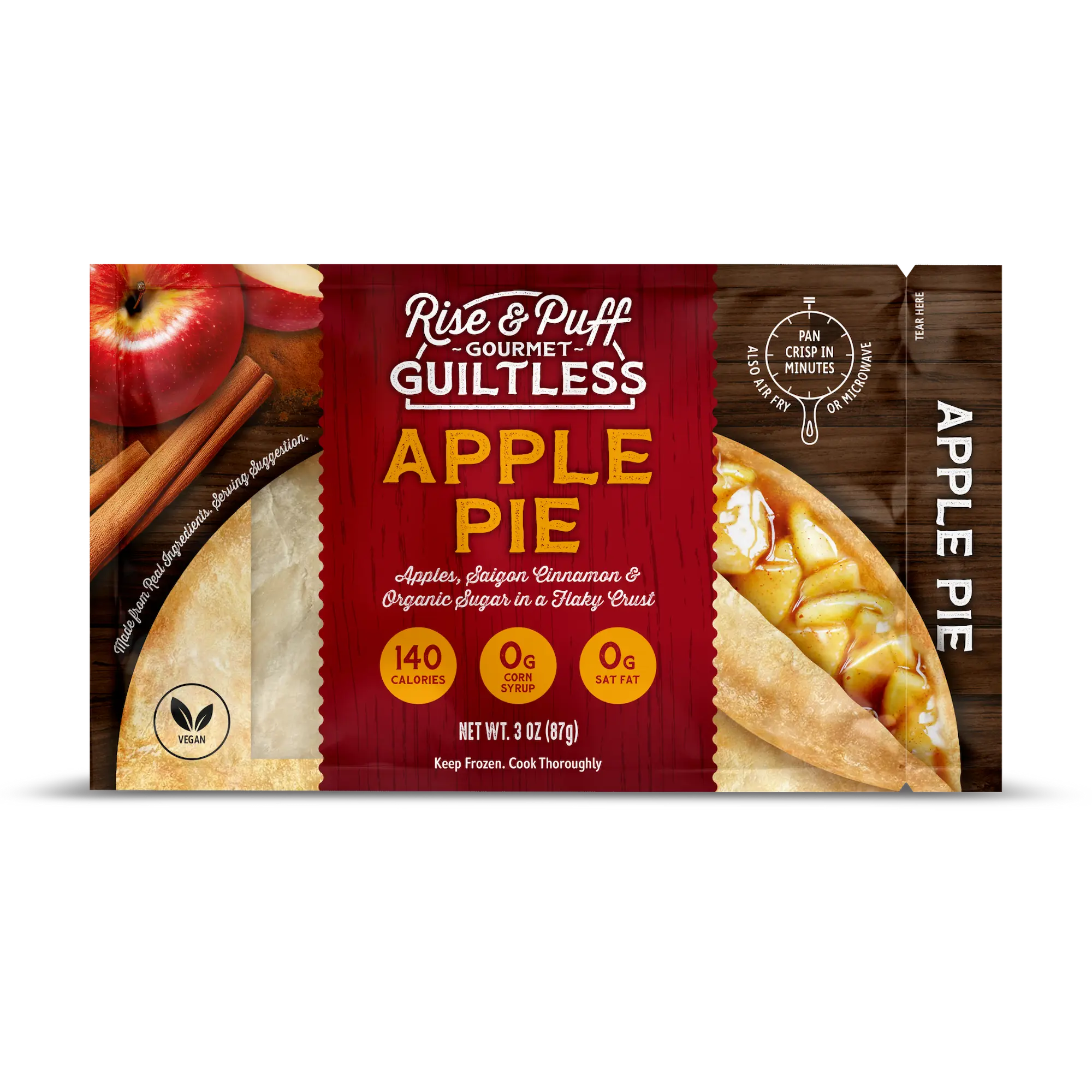 Rise & Puff Guiltless Apple Pie dessert