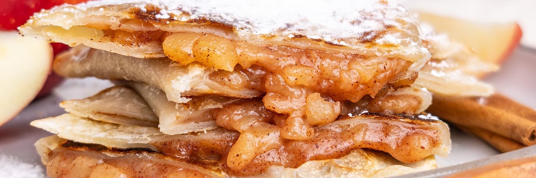 Guiltless Apple Pie stack