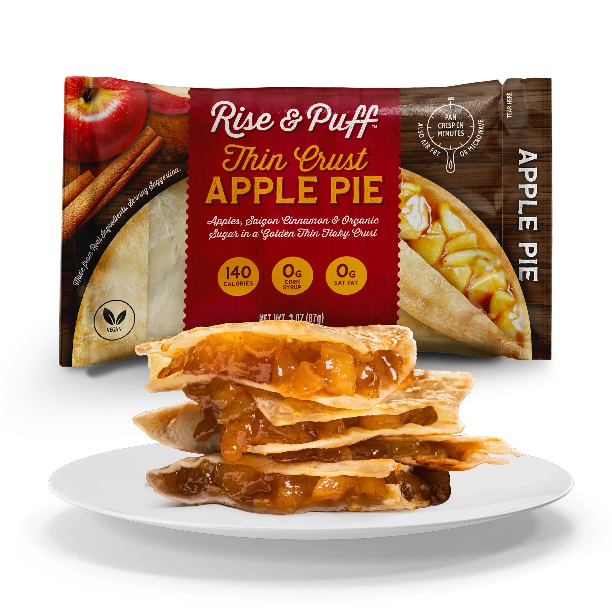 Rise & Puff Guiltless Apple Pie dessert
