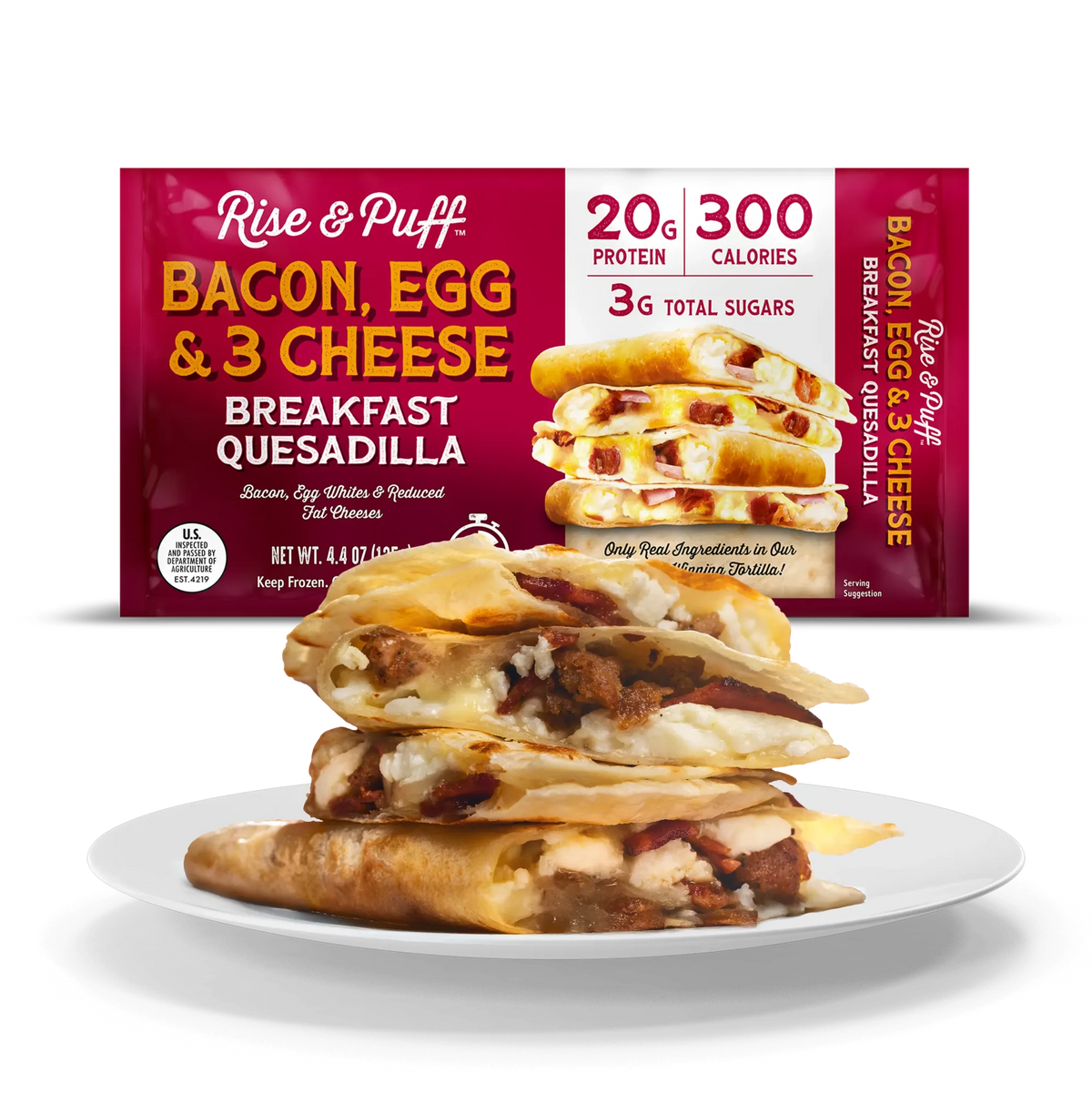 Bacon Egg Cheese Quesadilla protein packed breakfast quesadilla for easy morning protein and balanced nutrition.
