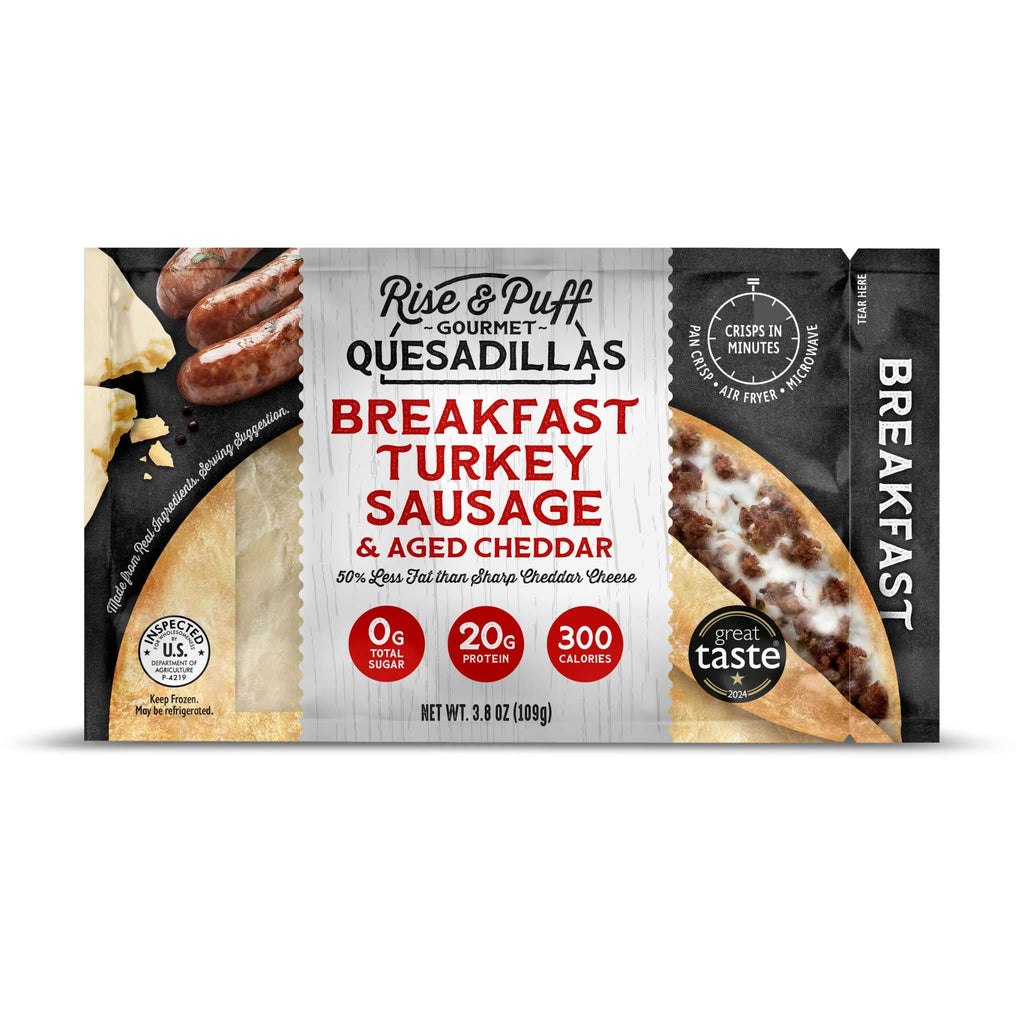 Salami Rise Gourmet Quesadillas | Premade Quesadillas | Rise & Puff
