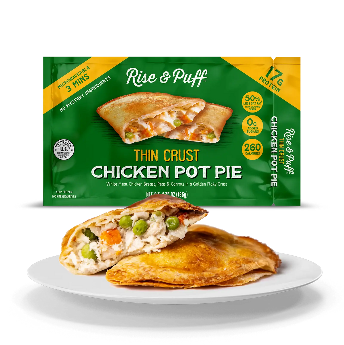 Chicken Pot Pie for comforting quick freezer dinners and easy weeknight meals