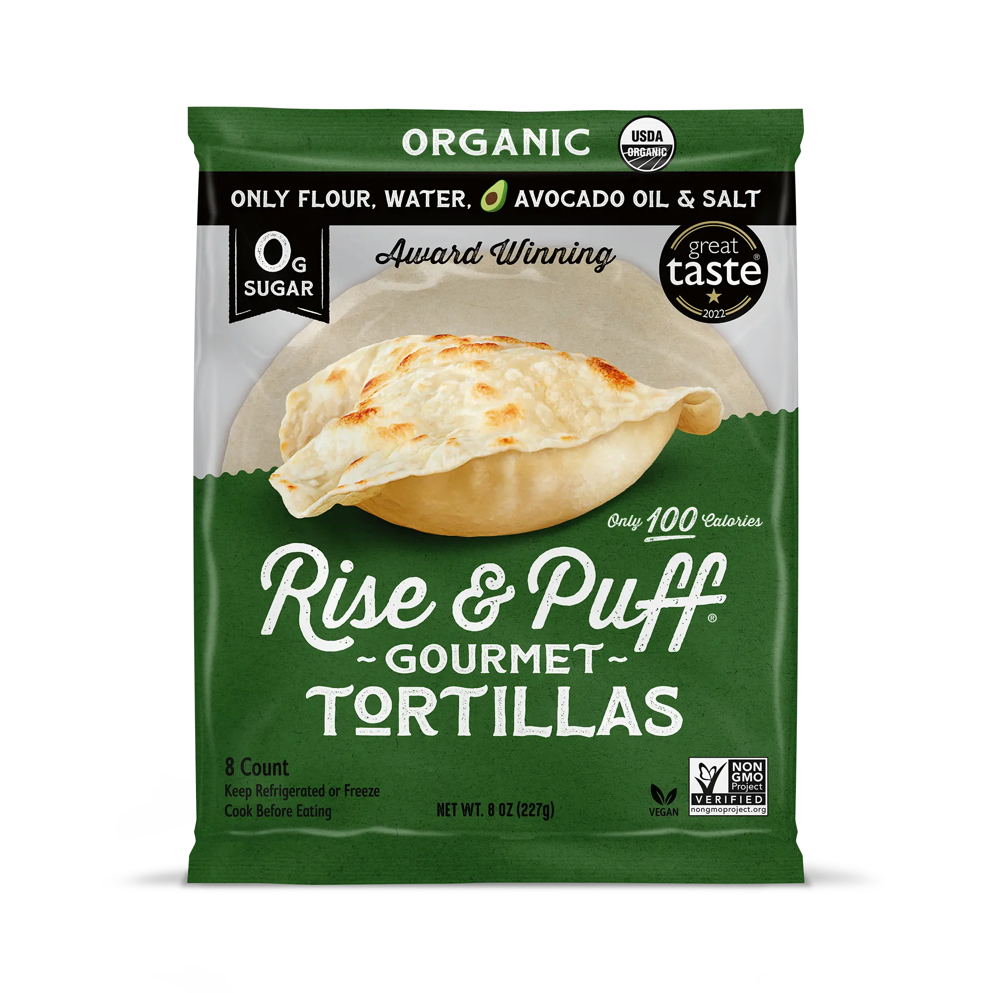 Rise & Puff Organic Gourmet Tortillas