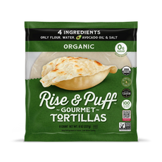 Organic Tortilla wholesome organic wrap for protein packed low calorie breakfast burritos