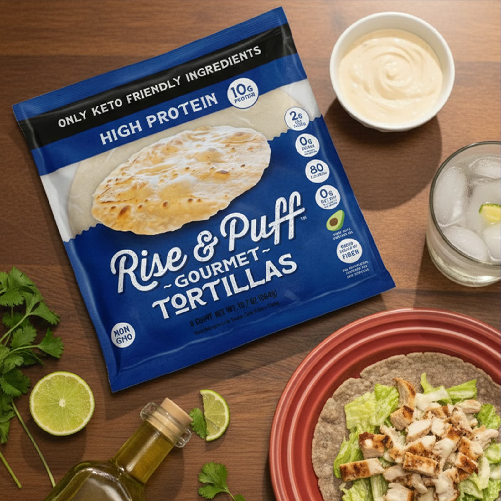 Rise & Puff High Protein Tortillas