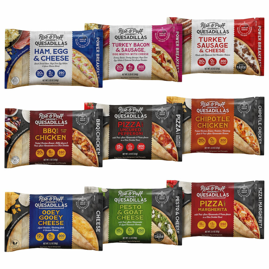 Rise Puff Gourmet Quesadillas Tortillas Rise puff gourmet quesadillas tortillas
